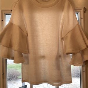 **3 for $20** THML Ivory Bell Sleeve Sweater